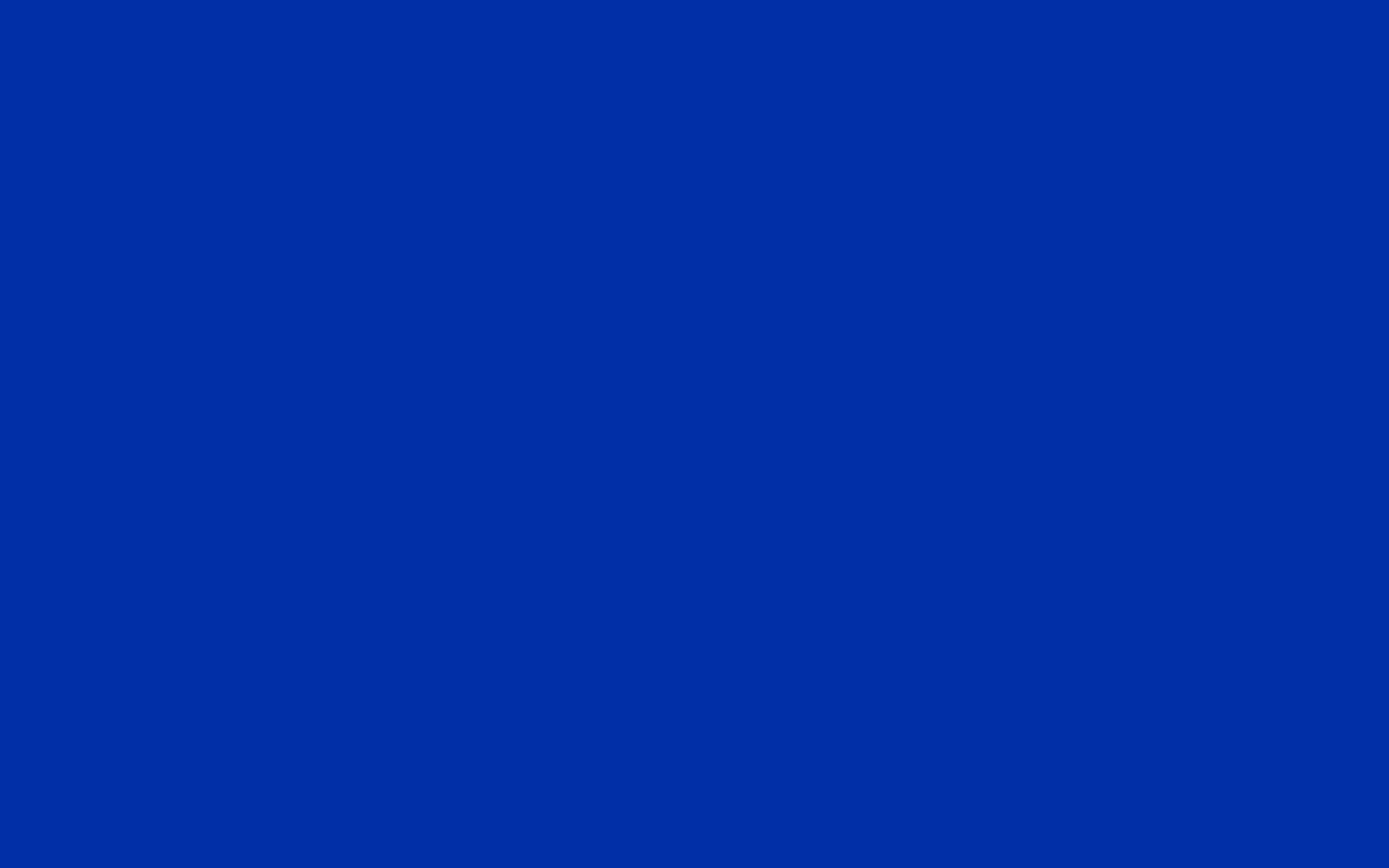 Simon Freund – blue monochrome, 2019 – internet painting (international klein blue, #002fa7)